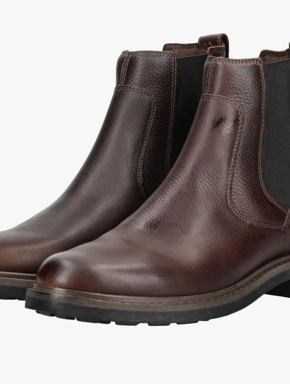 Brand New/Never Worn - Clarks Brown Leather Chelsea-Style Chukka Boots
